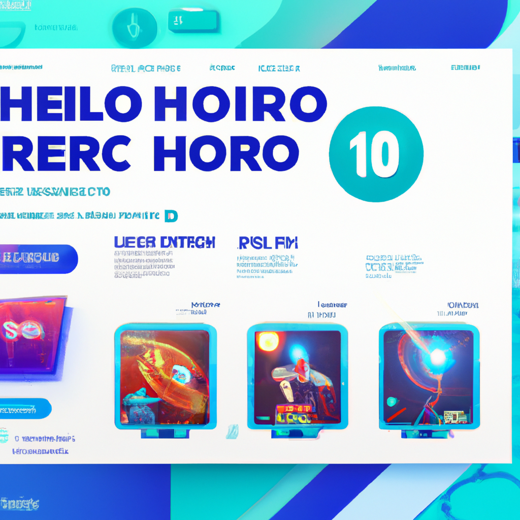 ArcadeAlley hero interface with thumbnails and HUD badges